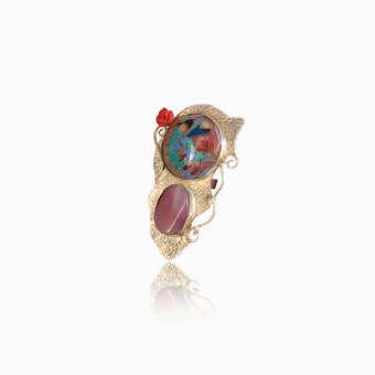 Rose Petal Serenade Ring