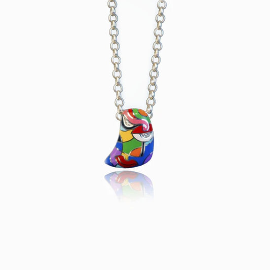 Abstract Colors Necklace