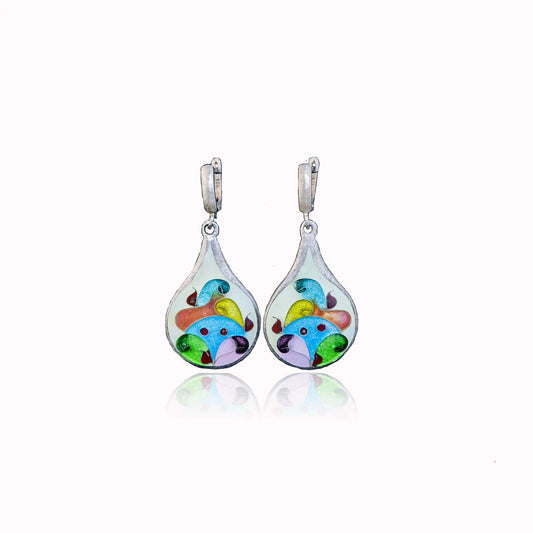 Watercolor Earrings