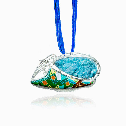 Aquamarine Aura Necklace
