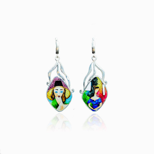 Woman's Scent Earrings